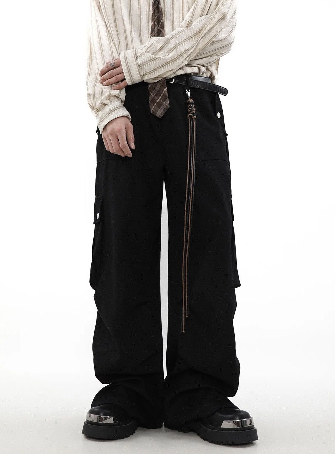 image of Jean Baggy Cargo Pant in Black, Men's (Size 33)