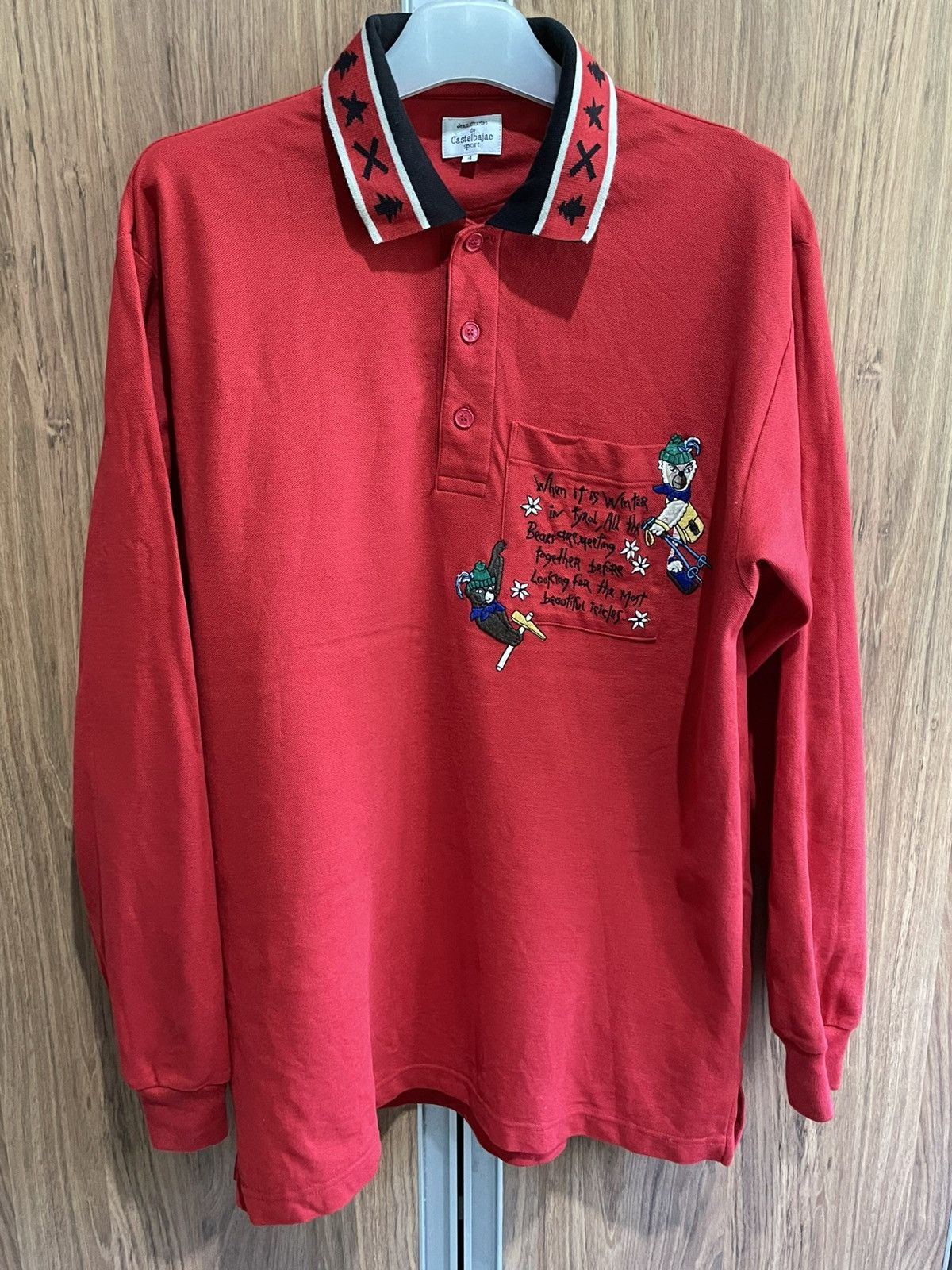 Jean Charles De Castelbajac JEAN CHARLES DE CASTELBAJAC SKI POLO SHIRT Size US L / EU 52-54 / 3 - 1 Thumbnail