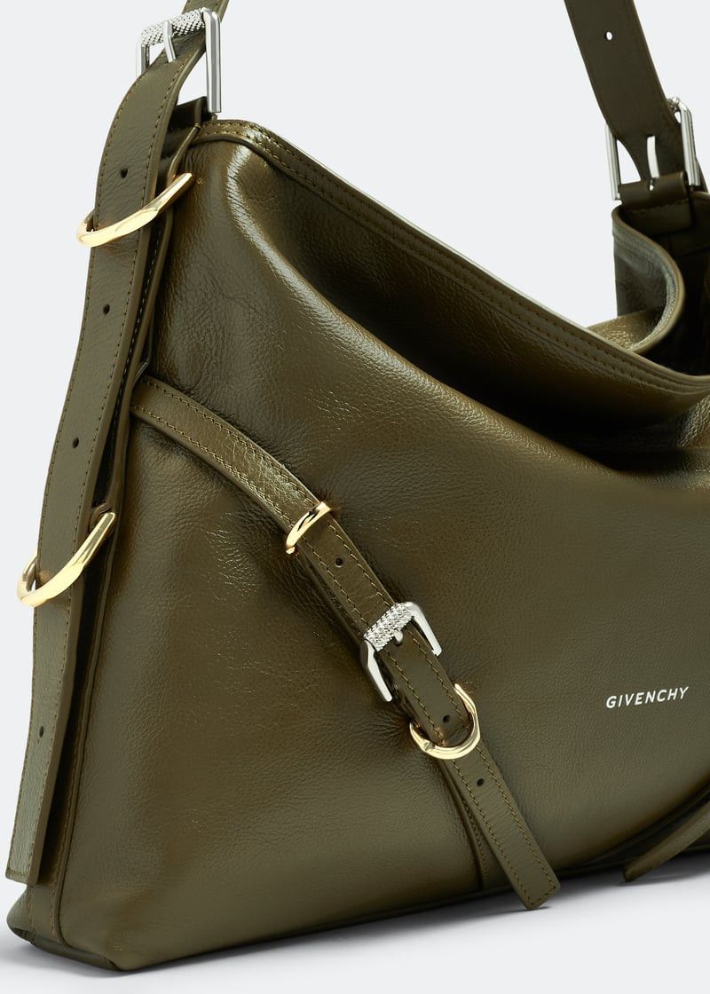 Givenchy o1srvl11e0625 Size:OS/ Voyou Medium Bag in Green Size ONE SIZE - 3 Thumbnail
