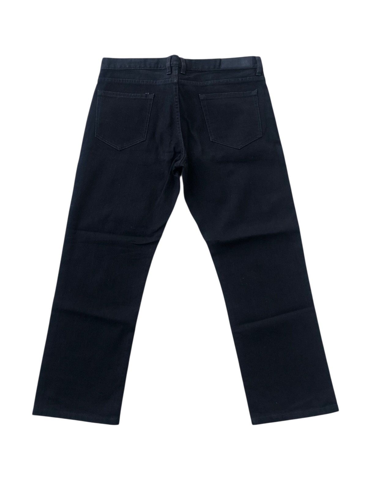 Burberry 🔥Authentic BURBERRY LONDON Super Black Straight Leg Jeans Size US 36 / EU 52 - 2 Thumbnail