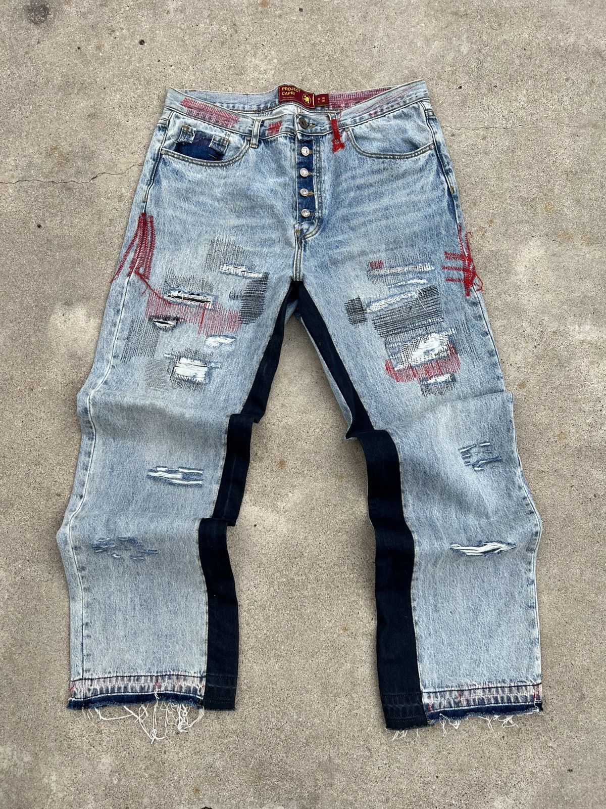 Other Project Capri distressed denim Size US 36 / EU 52 - 1 Thumbnail