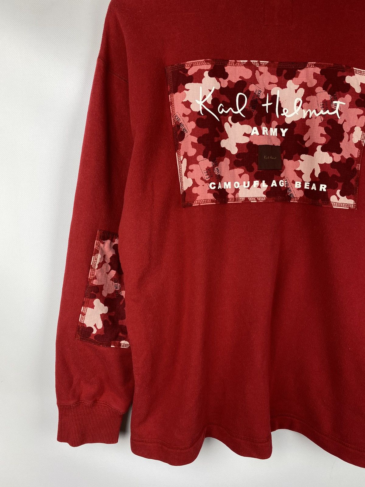 Japanese Brand × Karl Helmut Karl Helmut Pink House Bear Logo men’s sweatshirt Japan Size US M / EU 48-50 / 2 - 19 Thumbnail