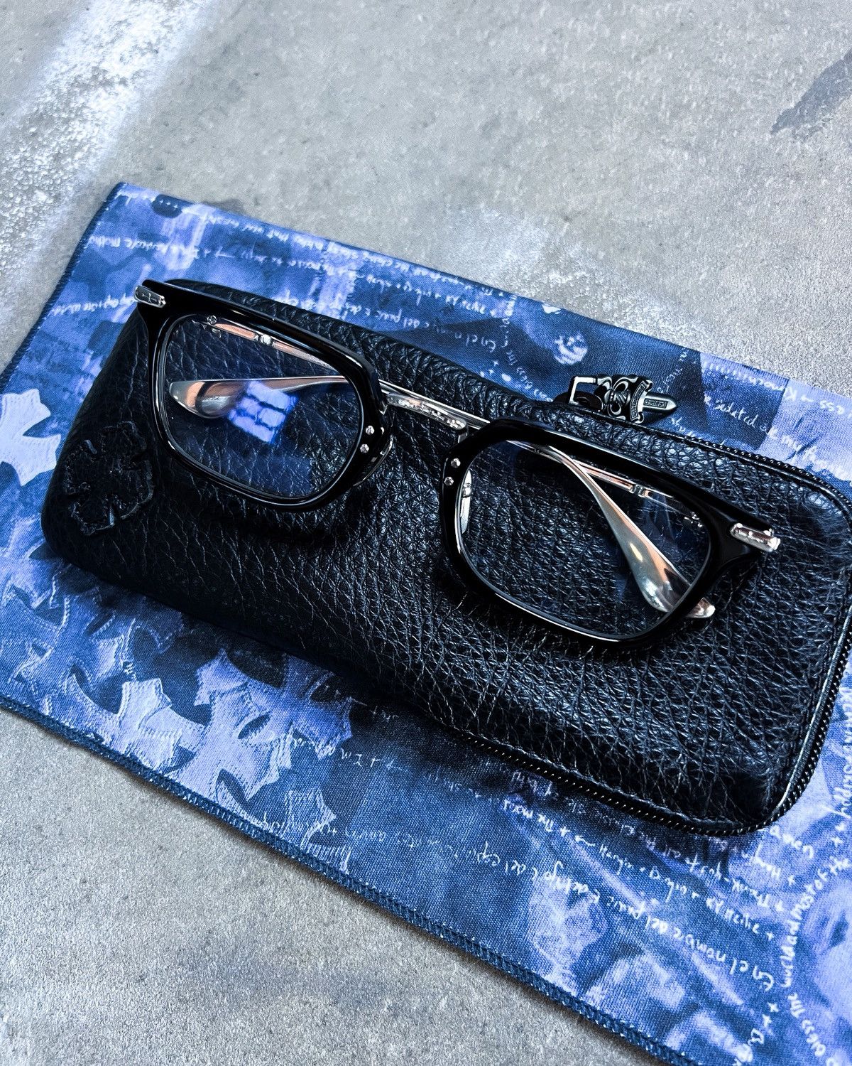 Chrome Hearts ‘SNAT’ SILVER DAGGER GLASSES Size ONE SIZE - 3 Thumbnail