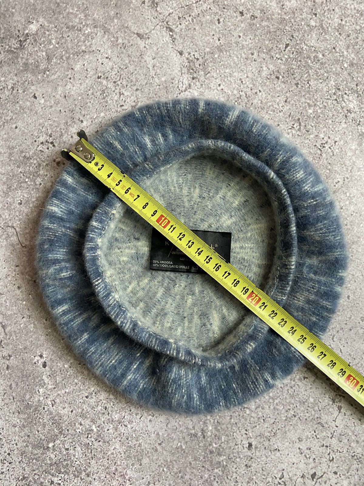 Kangol × Vintage KANGOL Vintage Wool Blue Beretta Hat/Cap Y2K Size ONE SIZE - 5 Thumbnail