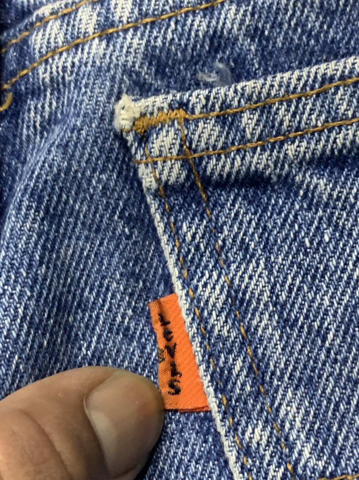 Levi's × Levi's Vintage Clothing × Vintage Vintage Levis Orange Tab Made in Belgium Size US 28 / EU 44 - 12 Thumbnail