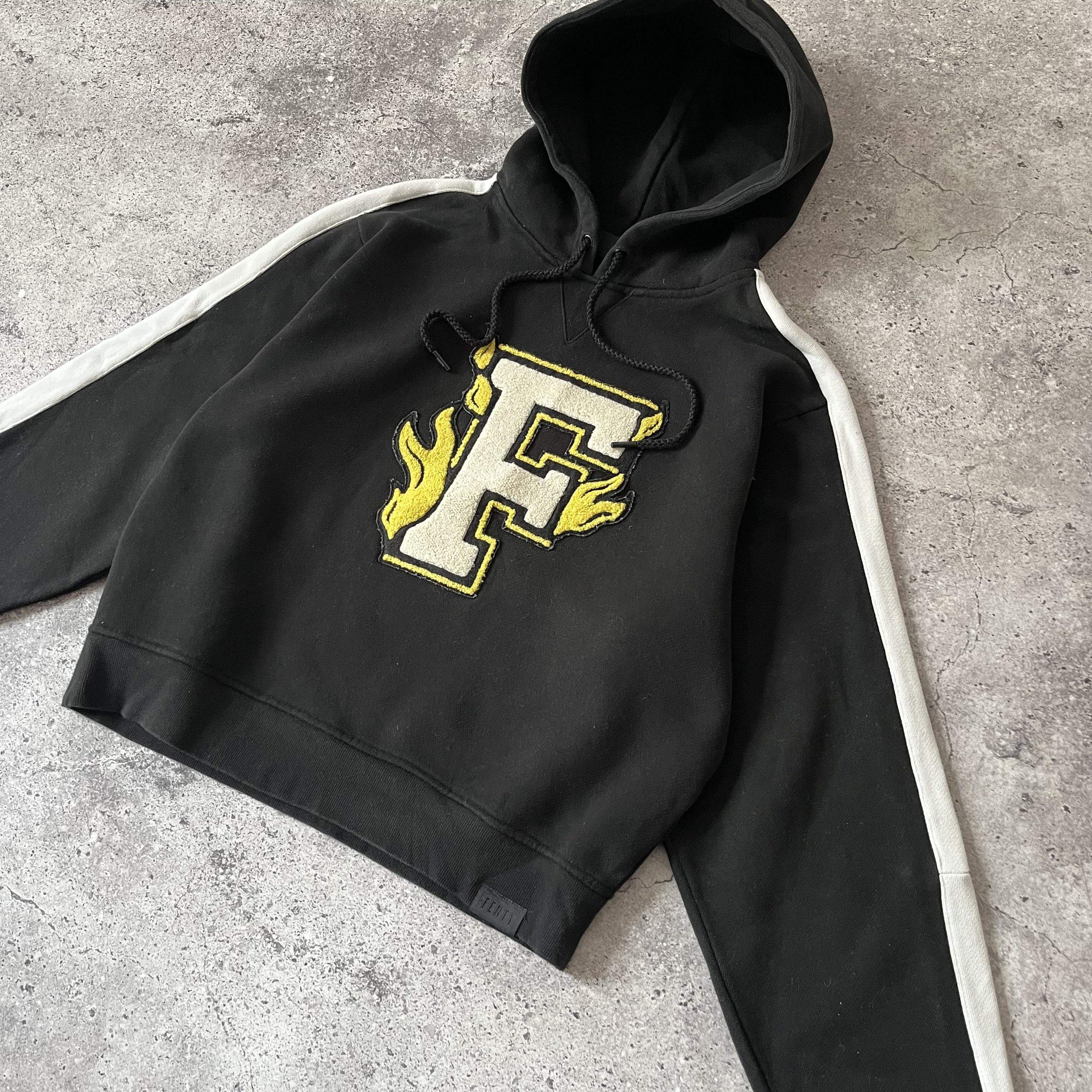 Fenty × Puma Puma x Rihanna Fenty Varsity Cropped Oversized Hoodie Size S / US 4 / IT 40 - 3 Thumbnail