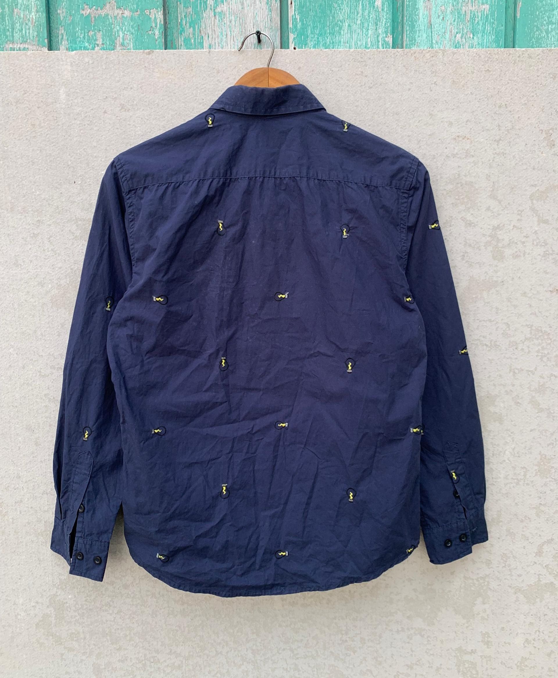 Fendi Fendi Blue Button Shirt Size US L / EU 52-54 / 3 - 2 Thumbnail