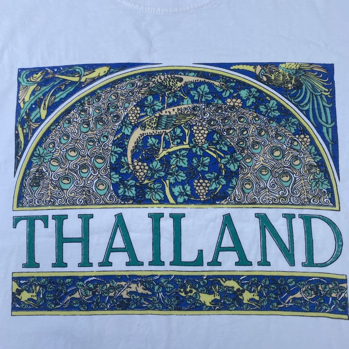 Vintage 1990s Thailand Nature Art tee Size US L / EU 52-54 / 3 - 2 Thumbnail