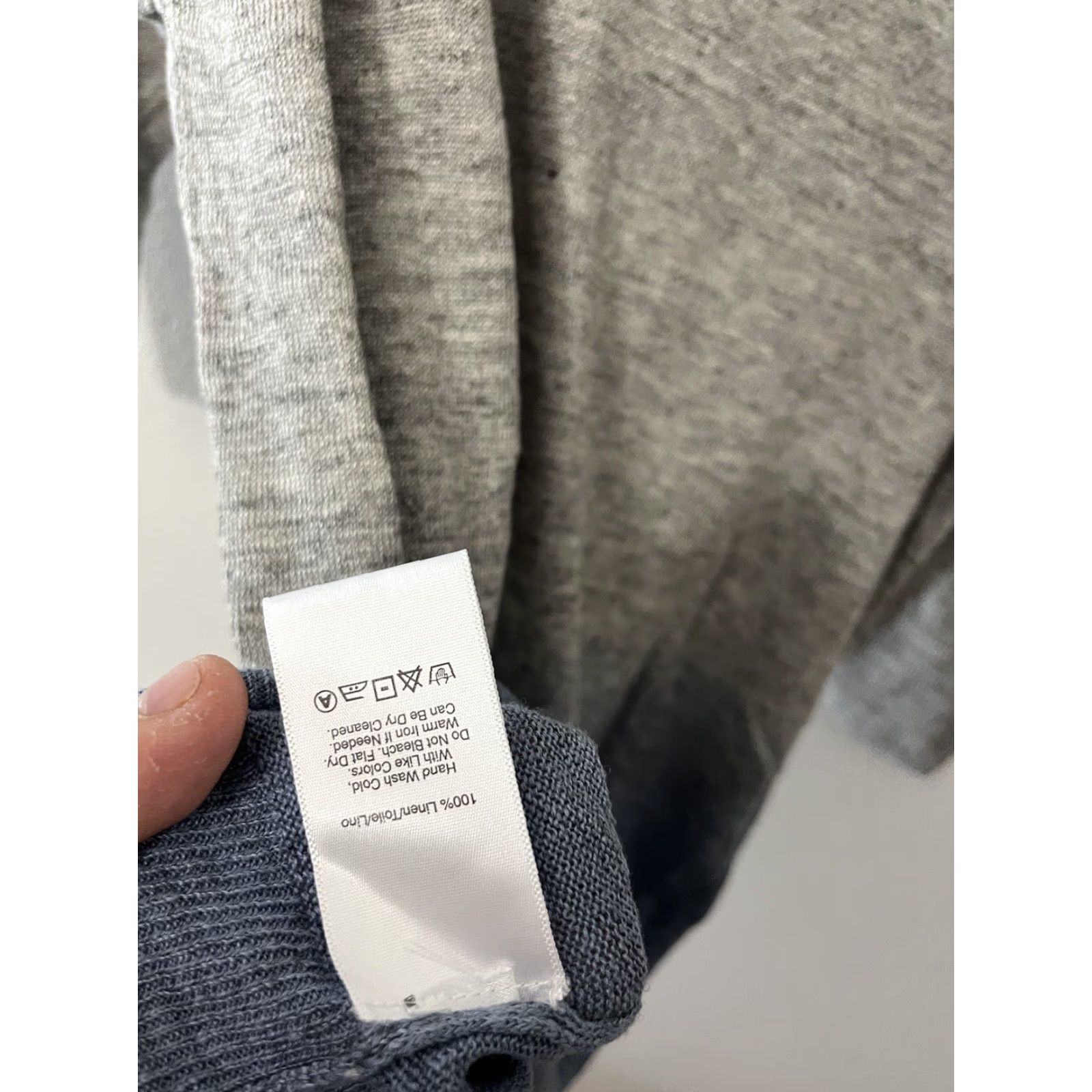 DKNY DKNY WOMEN CREWNECK TIE-DYE SWEATER Gray Size M Raglan Sleeve Knit Pullover All Seasons Lightweight Casual Workwear Women Size M / US 6-8 / IT 42-44 - 4 Thumbnail