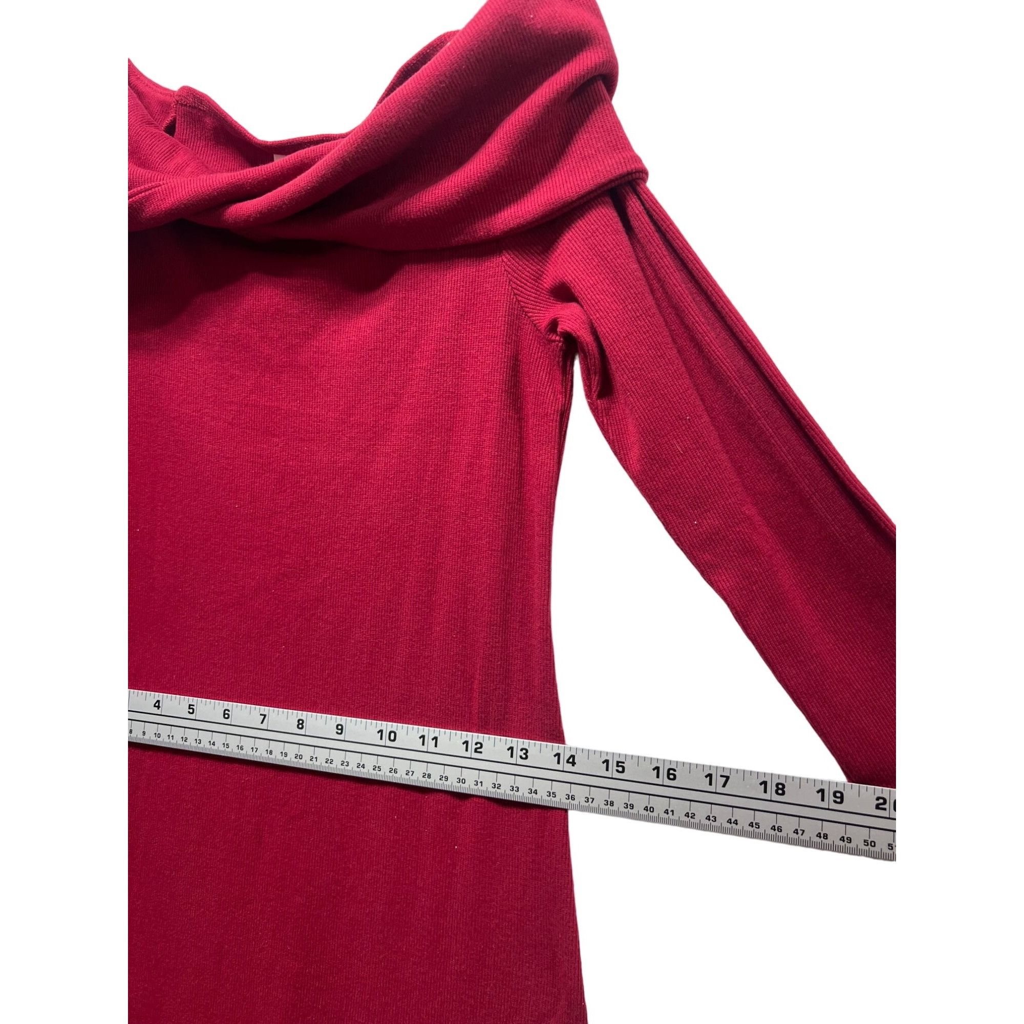Other Universal Thread - Women's Long Sleeve Midi Bodycon - Red - Size S / US 4 / IT 40 - 6 Thumbnail