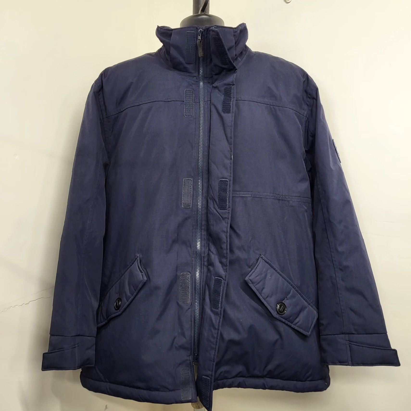 Lands' End Lands' End Squall Parka Mens 2XL Navy Blue Down Lined Coat Parka Women? No. Size US XXL / EU 58 / 5 - 4 Thumbnail