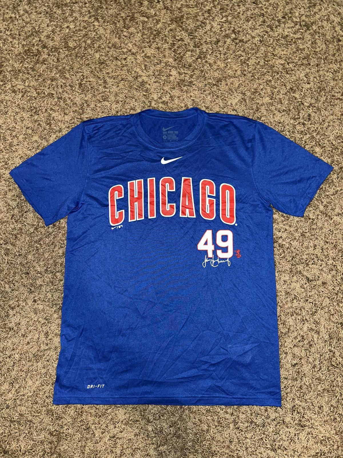 Nike Nike Men’s Chicago Cubs Jake Arrieta Signature Dri Fit Shirt Size US M / EU 48-50 / 2 - 1 Thumbnail