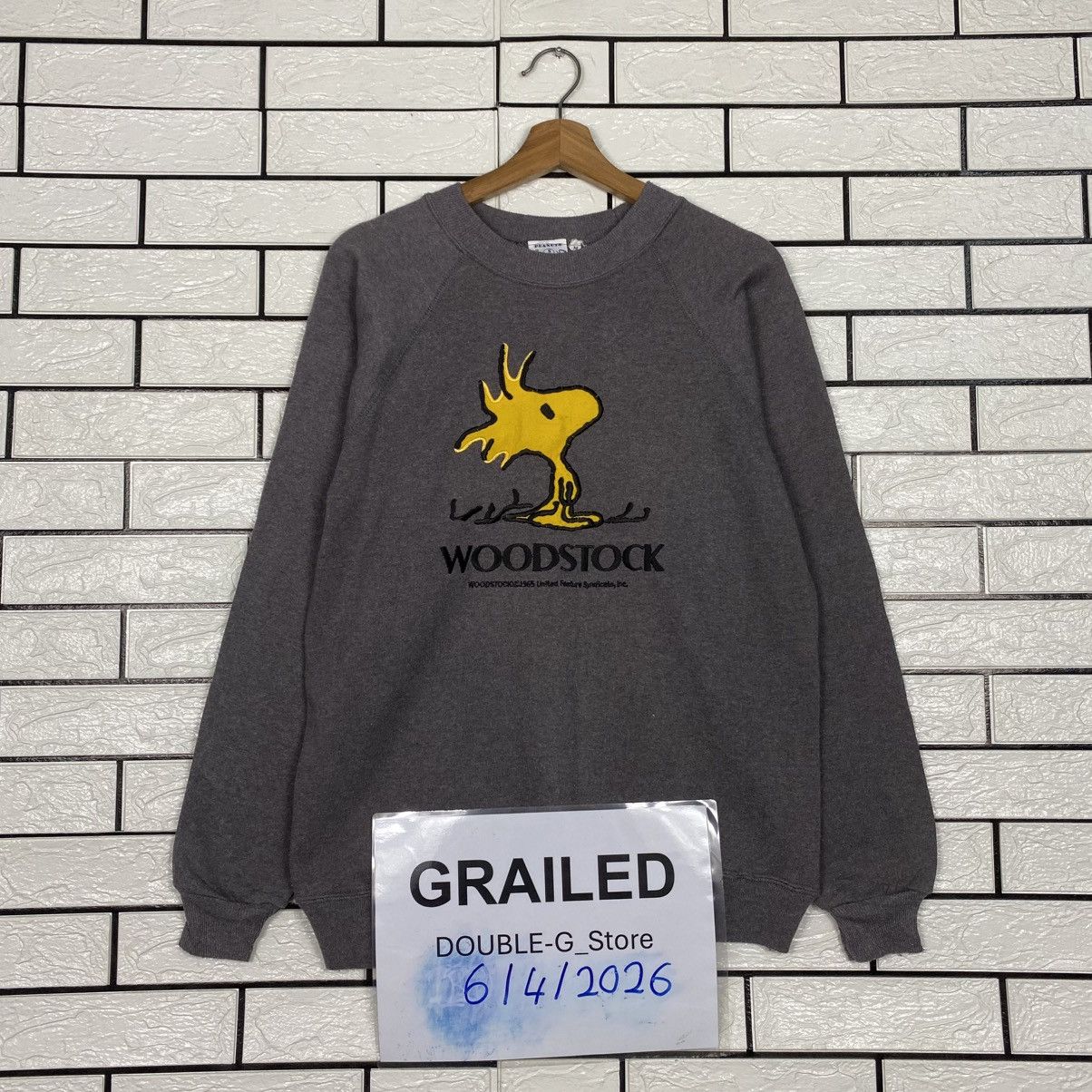 Vintage 📌Vintage Sweatshirt Peanuts Woodstock Big Logo Size US M / EU 48-50 / 2 - 1 Thumbnail