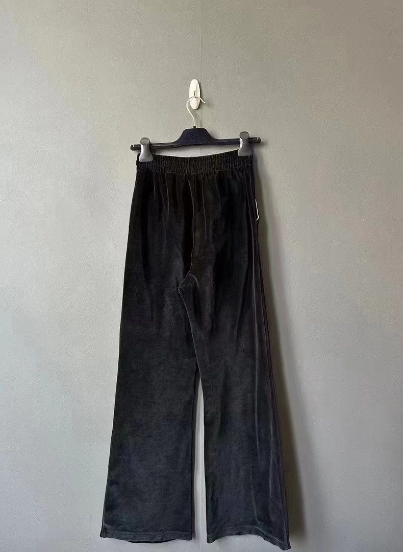Celine Celine Black Velvet Long Pants Size S Size US 26 / EU 42 - 2 Thumbnail