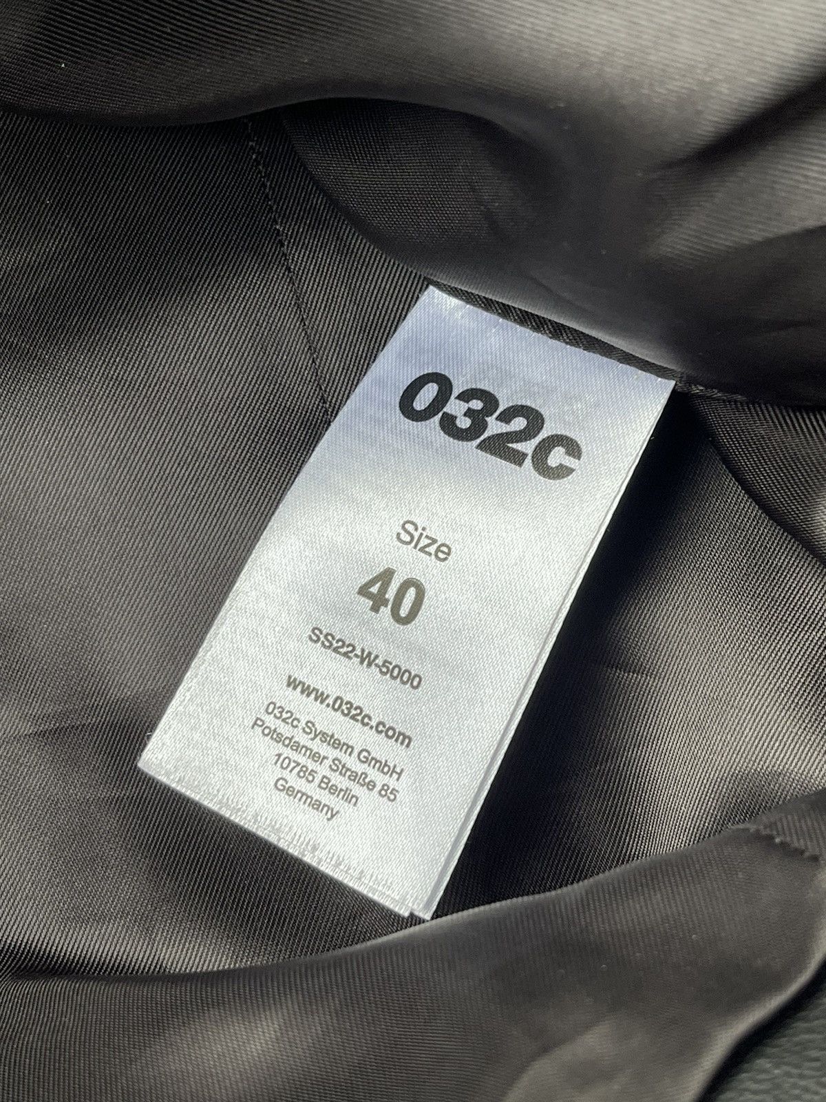 032c !DS! FW22 032c Black Leather Sleeve Less Vest Top Size US M / EU 48-50 / 2 - 15 Thumbnail