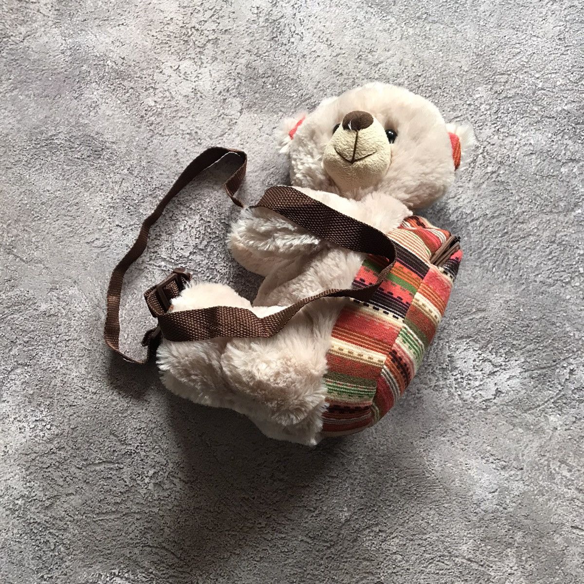 Vintage Vintage Y2K Plush Bear Backpack Toy Streetwear Baggy Logo OS Size ONE SIZE - 2 Thumbnail