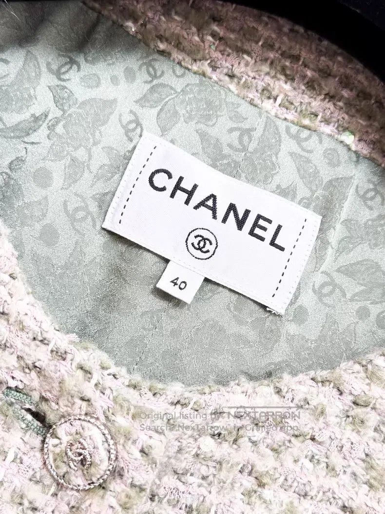 Chanel Chanel Three-dimensional soft fog circle Mahai fur tweed f Size S / US 4 / IT 40 - 5 Thumbnail