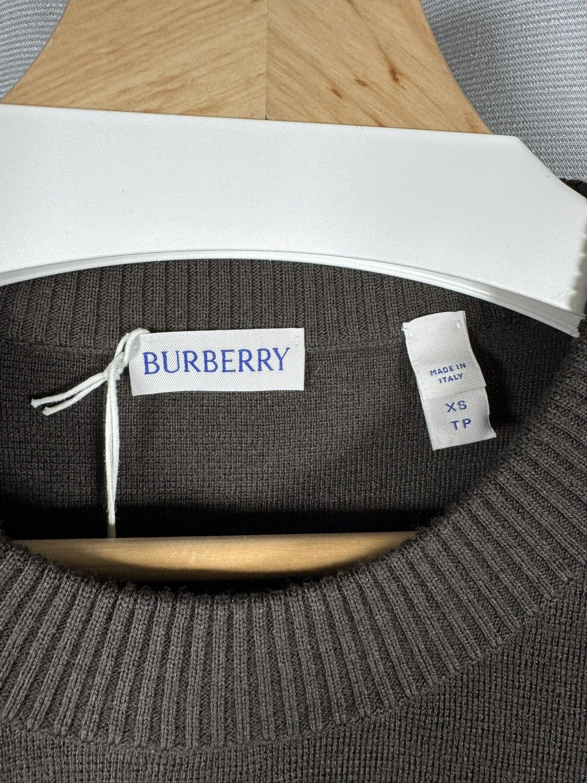 Burberry Burberry Daniel Lee Era Knight Blue Stitch Wool Sweater XS Size US XXS / EU 40 - 6 Thumbnail