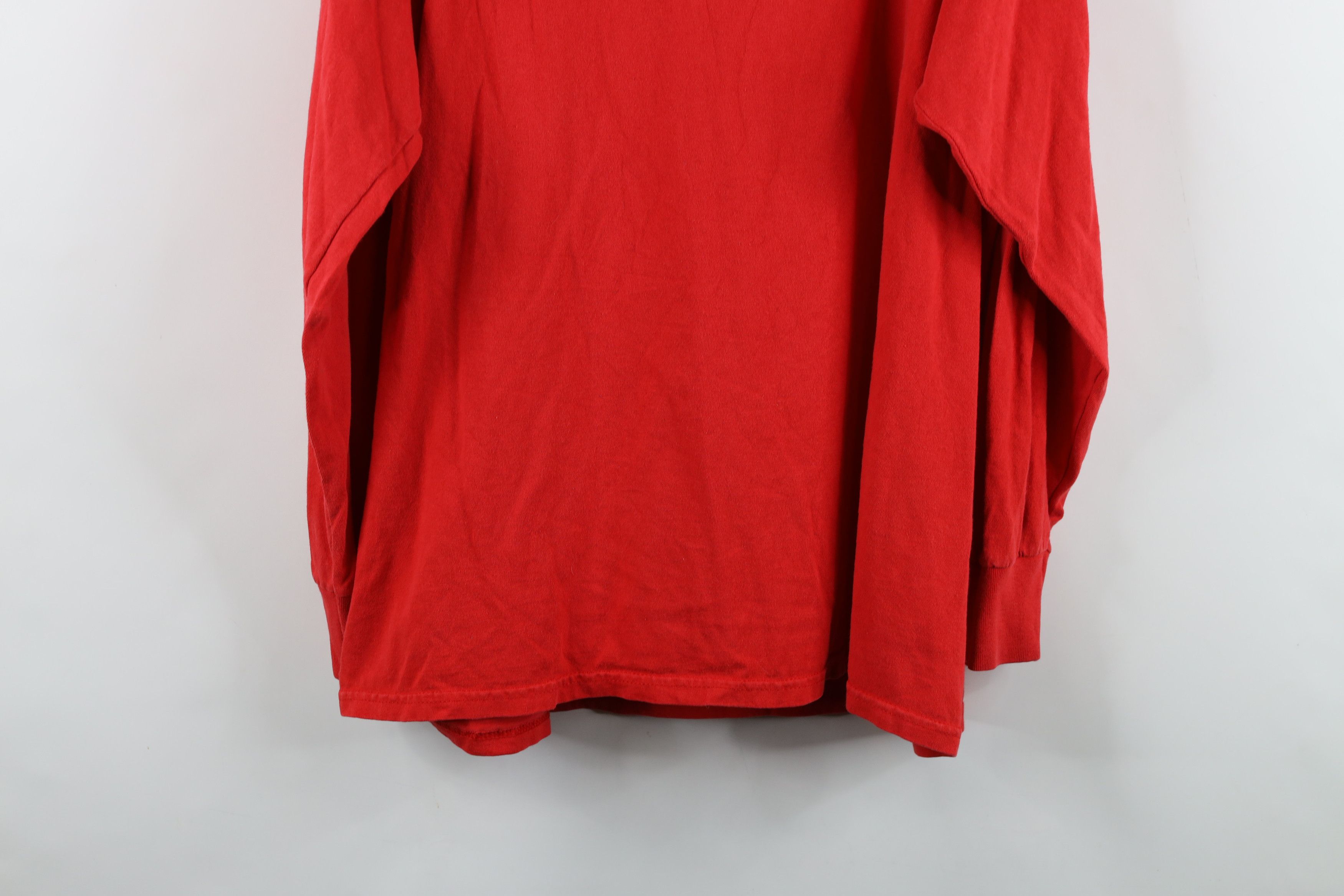 Majestic Vintage Majestic Red Wings Hockey Long Sleeve T-Shirt Red Size US XL / EU 56 / 4 - 13 Thumbnail