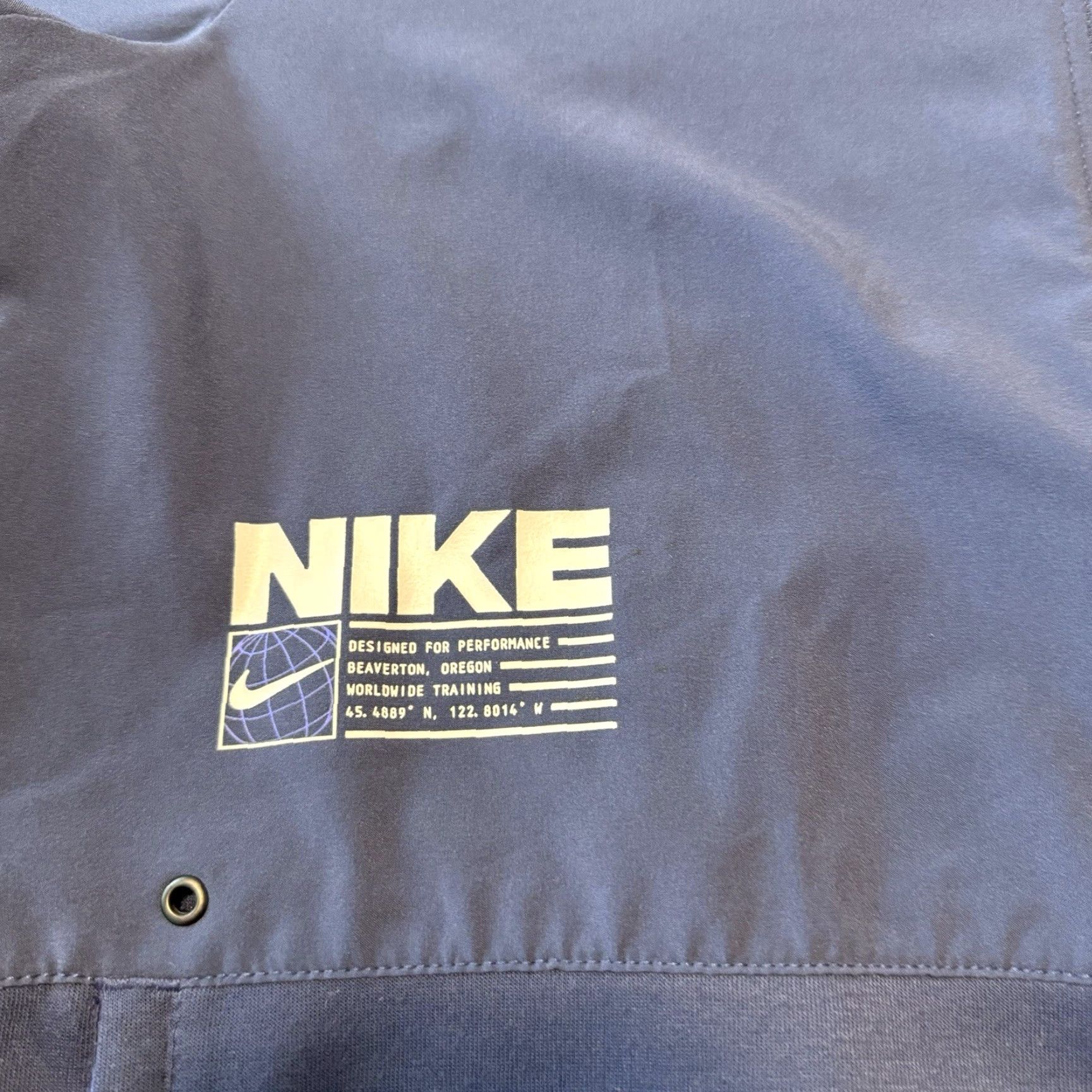 Nike Nike Pro Dri-fit Training Running Jacket Mens Small Midnight Navy CZ7123-430 Size US S / EU 44-46 / 1 - 3 Thumbnail