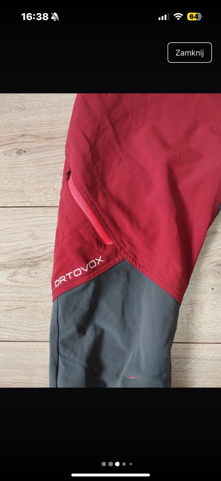 ORTOVOX Ortovox Merino Inside trekking pants XS Size 25" / US 0 / IT 36 - 3 Thumbnail