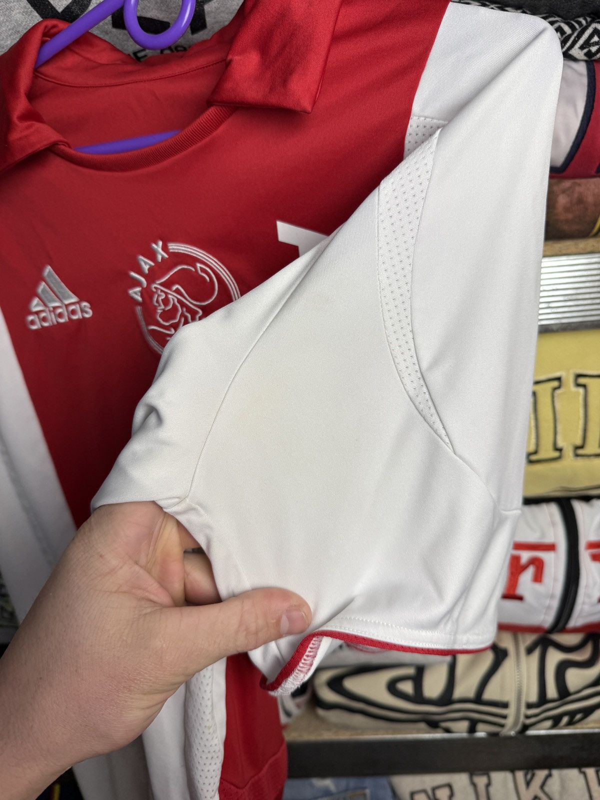 Adidas Adidas Ajax 2007/08 Vintage Home Kit Soccer Jersey Shirt Size US M / EU 48-50 / 2 - 12 Thumbnail