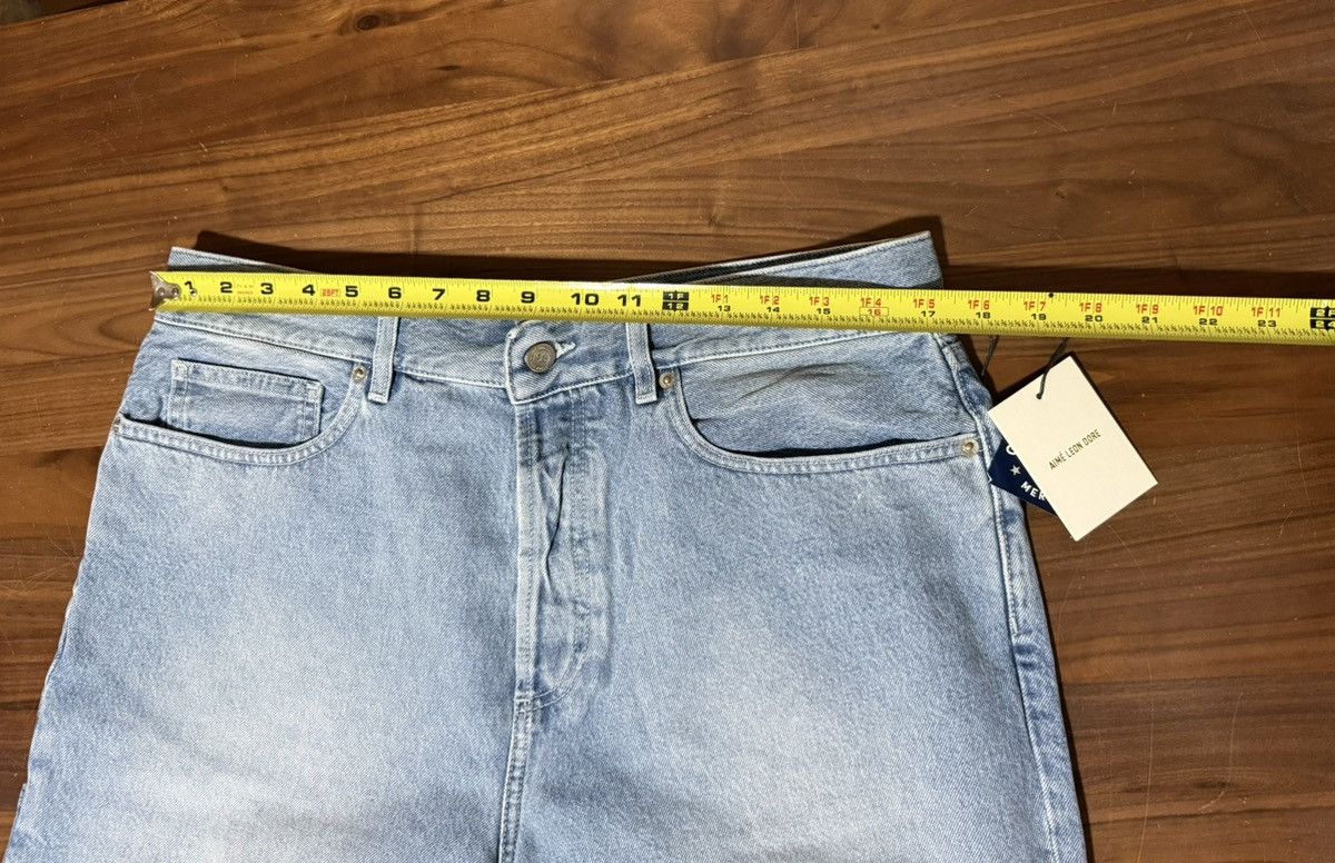 Aime Leon Dore Aime Leon Dore ALD MLB New York Mets Denim Shorts Light Wash Size US 34 / EU 50 - 9 Thumbnail