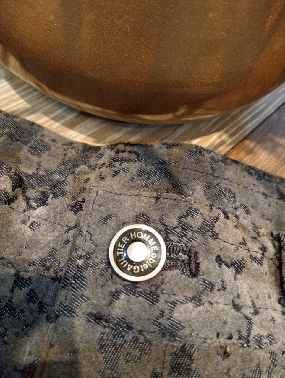 Jean Paul Gaultier RARE GAULTIER HOMME OBJET VELVET STRETCH DENIM PANTS Size US 33 - 7 Thumbnail