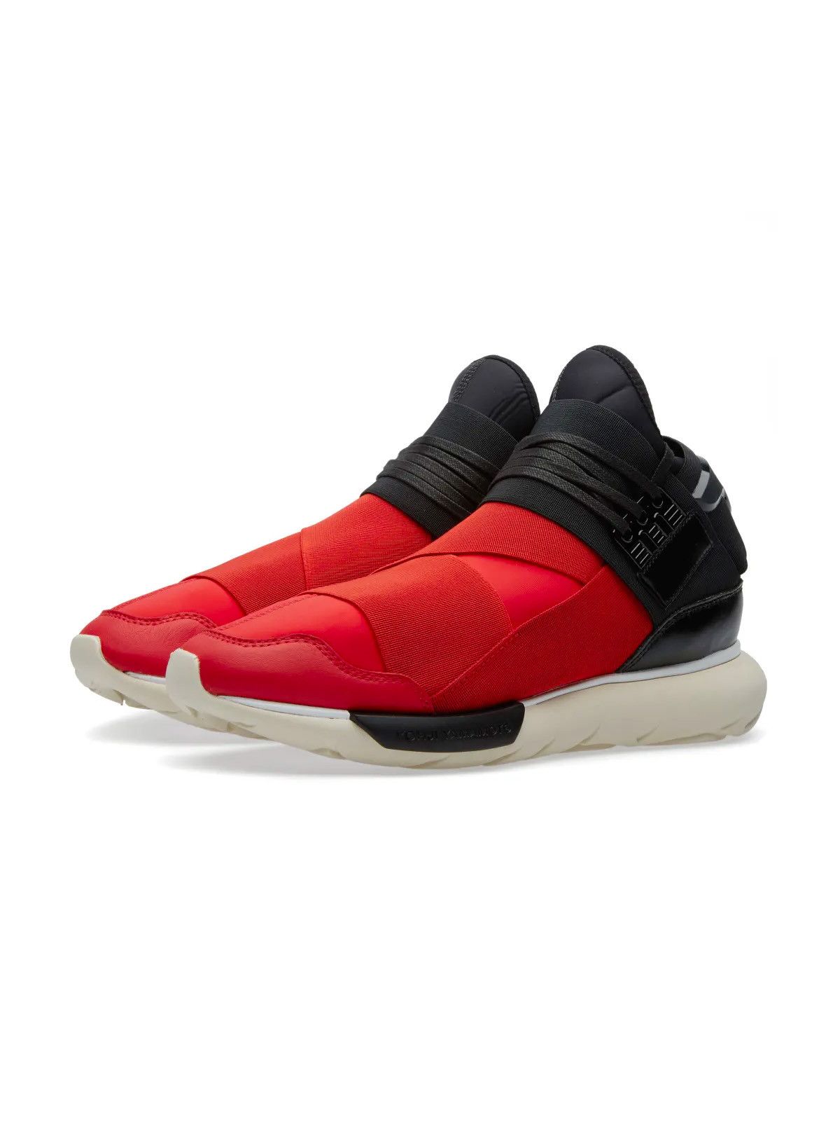Adidas adidas Y-3 Qasa High Red Black Size US 11 / EU 44 - 8 Thumbnail