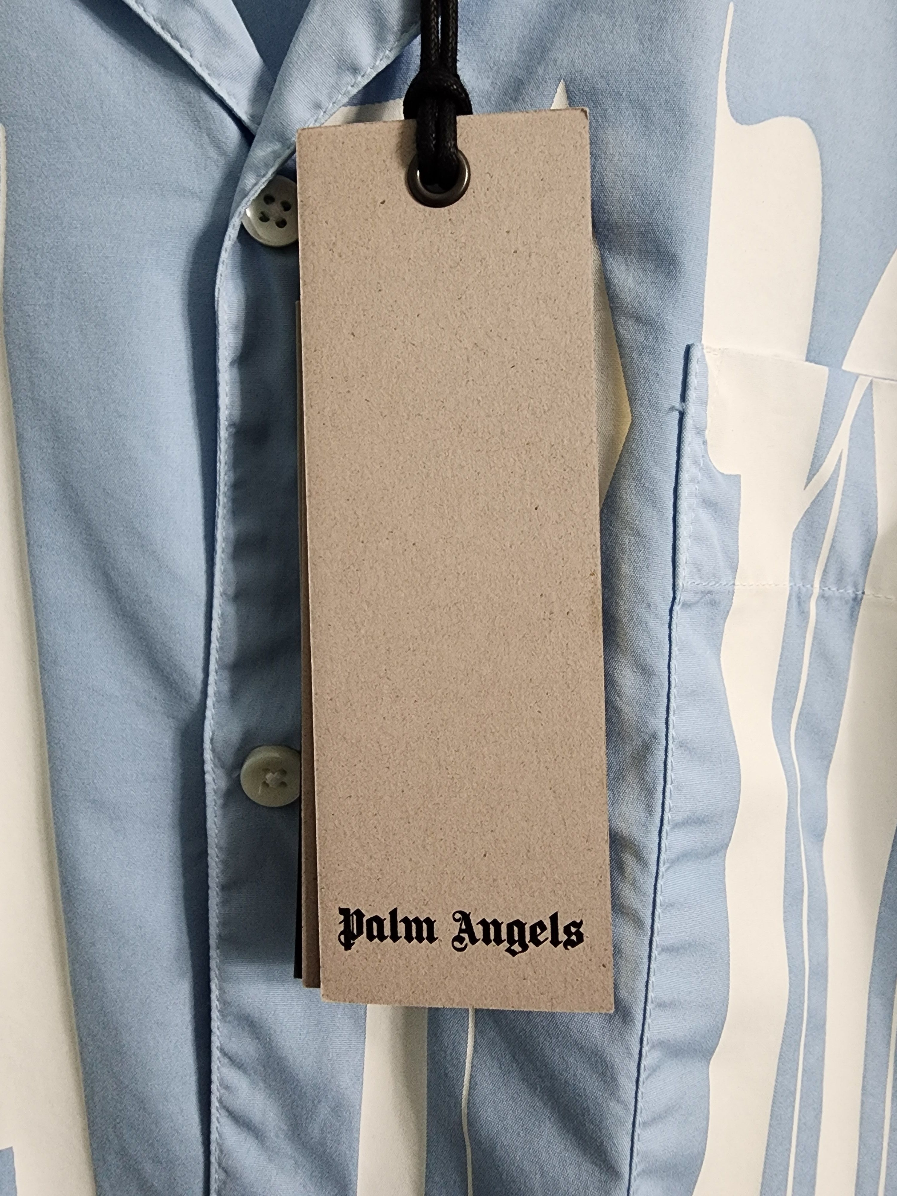 Palm Angels Gothic Logo Shirt Size US M / EU 48-50 / 2 - 7 Thumbnail