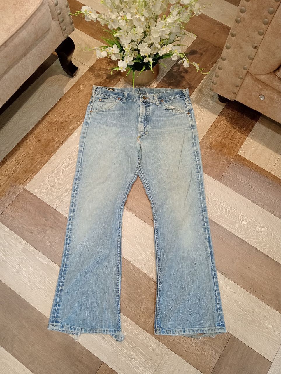 Lee RARE LEE RIDERS VINTAGE SANFORIZED FLARED JEANS - SIZE 34 Size US 34 / EU 50 - 1 Thumbnail