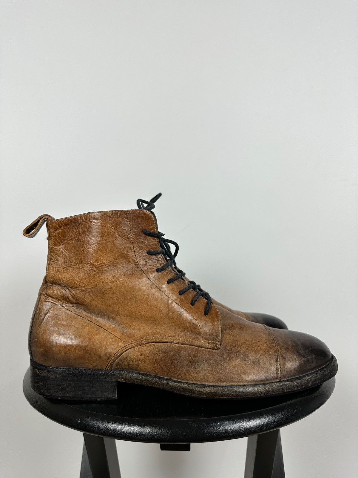 Vintage We Are The Original Hand Craft Leather Ankle Boots Size US 8 / EU 41 - 4 Thumbnail
