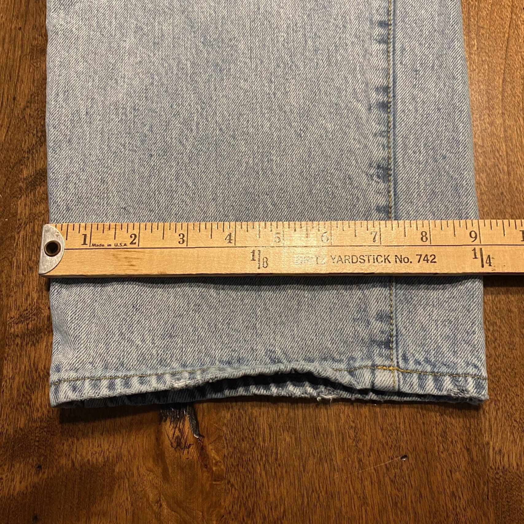 Good American Good American Jeans Womens 6/28 32x34 Baggy Fit Light Blue Wash Denim Pants Size 28" / US 6 / IT 42 - 7 Thumbnail