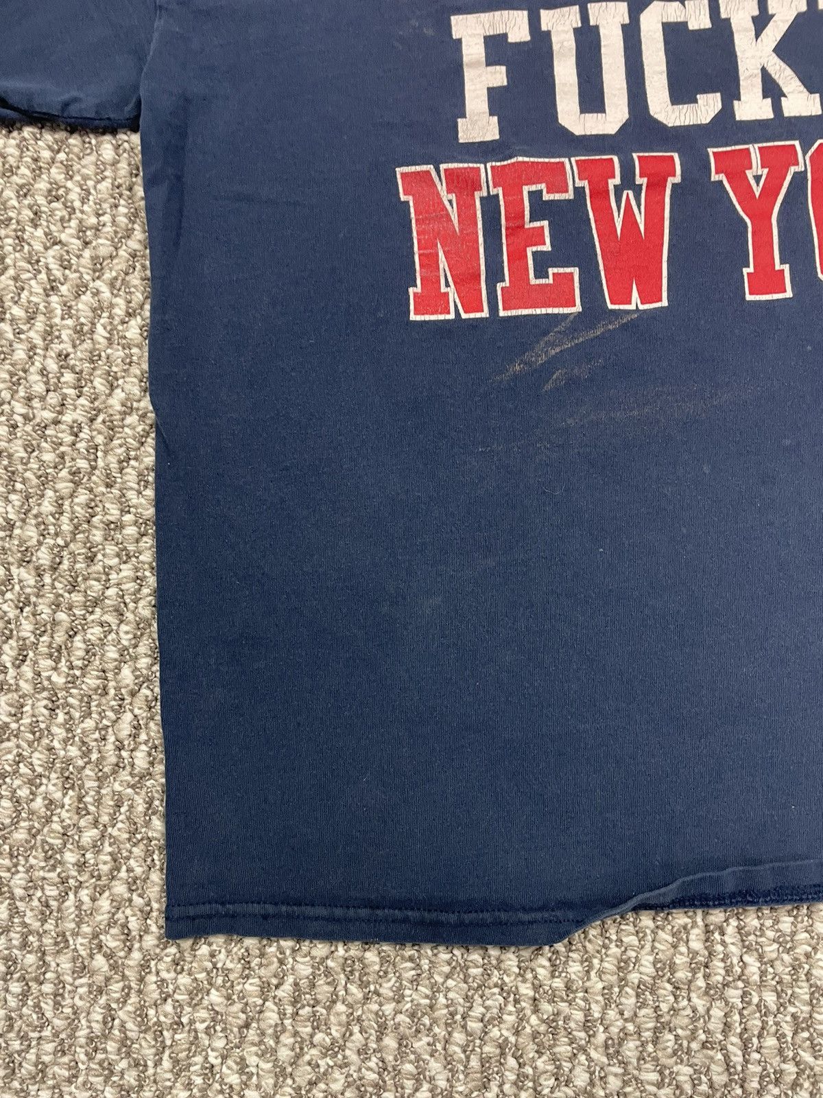 Vintage Vintage Buffalo Fuckin New York Sports Promo Bleed Blue Red Size US XL / EU 56 / 4 - 5 Thumbnail