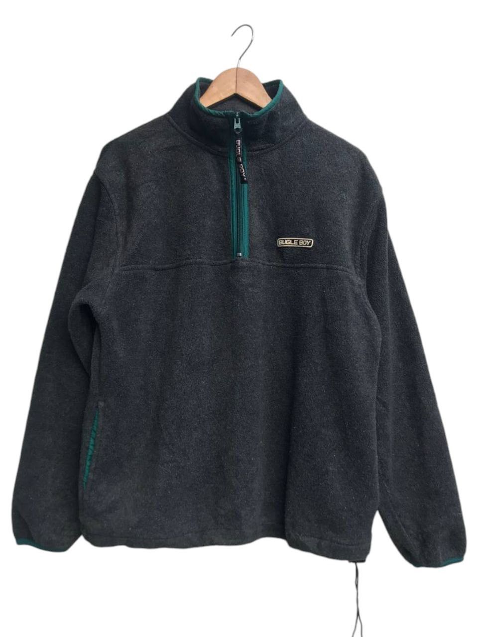 Bugle Boy × Vintage Vintage Bugle Boy Quarter Zip Pullover Size US L / EU 52-54 / 3 - 1 Thumbnail