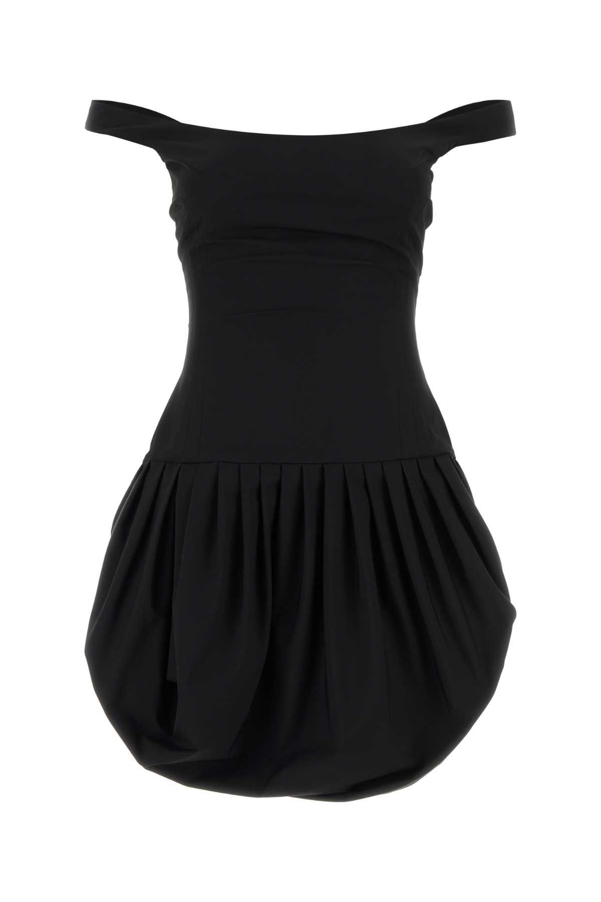 Magda Butrym Black Jersey Mini Dress Size S / US 4 / IT 40 - 1 Thumbnail