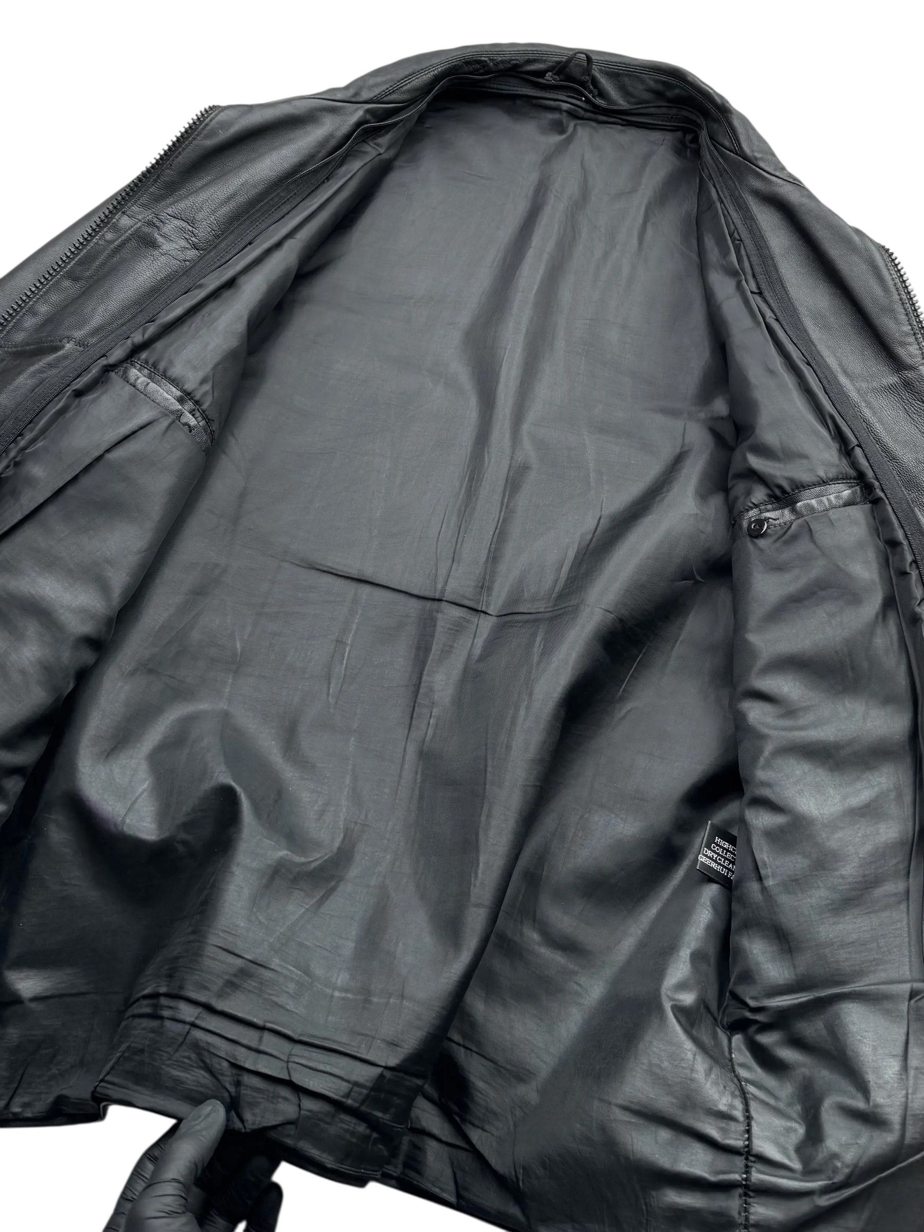 Vintage Y2K Leather Thrashed Jacket(V39) Size US M / EU 48-50 / 2 - 11 Thumbnail