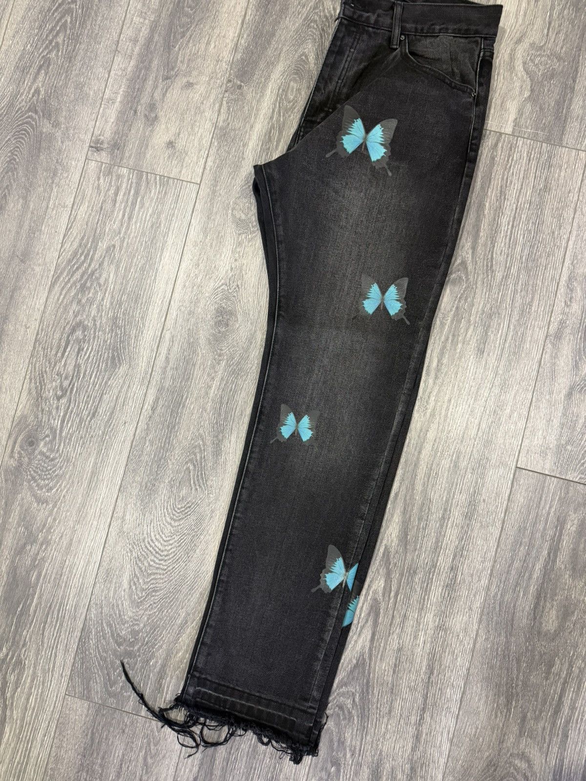 MNML Black washed butterfly denim size 36 Size US 36 / EU 52 - 3 Thumbnail