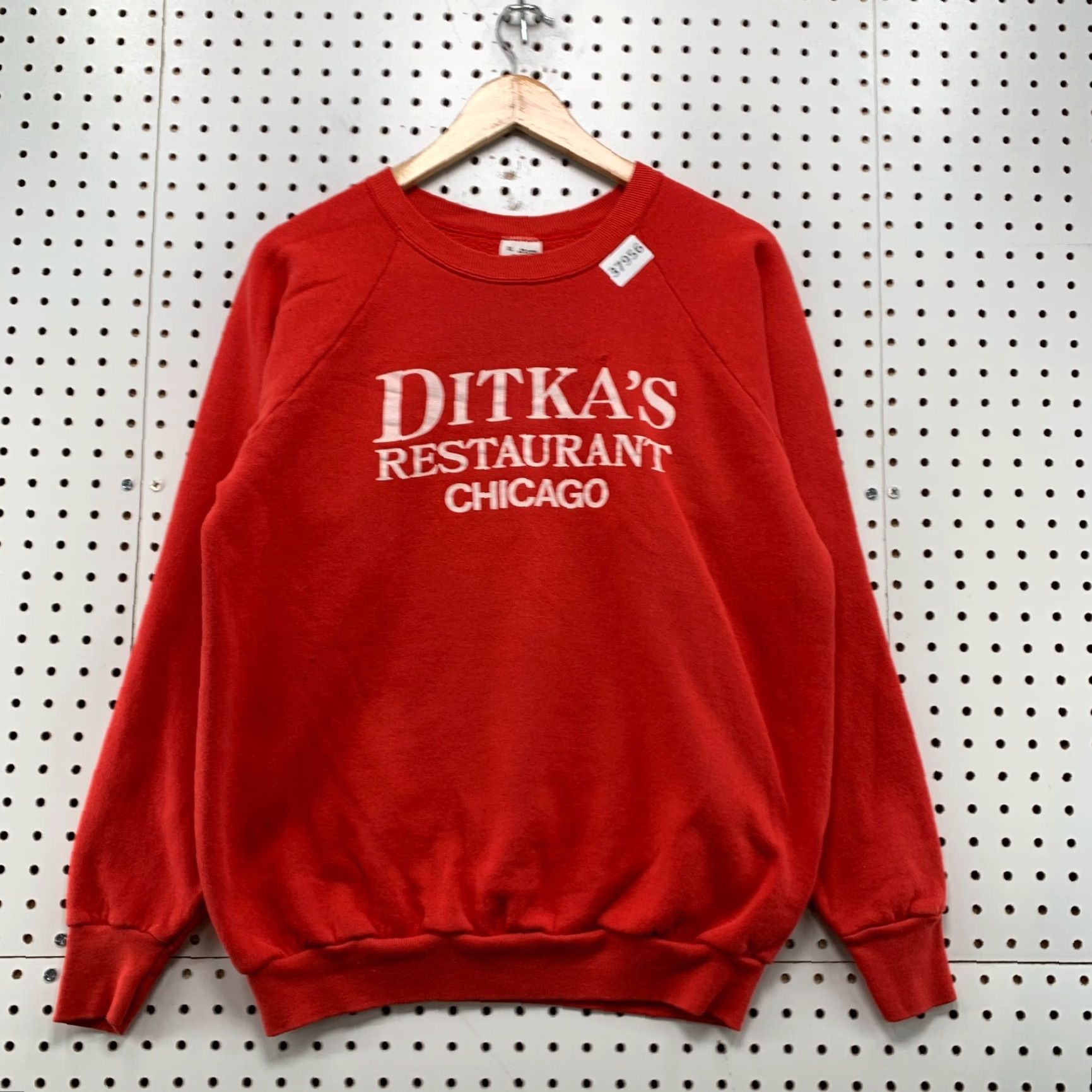 Fruit Of The Loom VINTAGE Ditka’s Restaurant Chicago Crewneck Sweatshirt Men M Red USA 80s Graphic Print Sweatshirtpullover Size US M / EU 48-50 / 2 - 2 Thumbnail