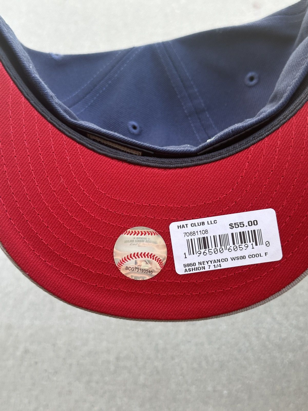 Hat Club × MLB × New Era New York Yankees OG NBA Crossover Cool Fashion Fitted 7 1/4 Size ONE SIZE - 3 Thumbnail