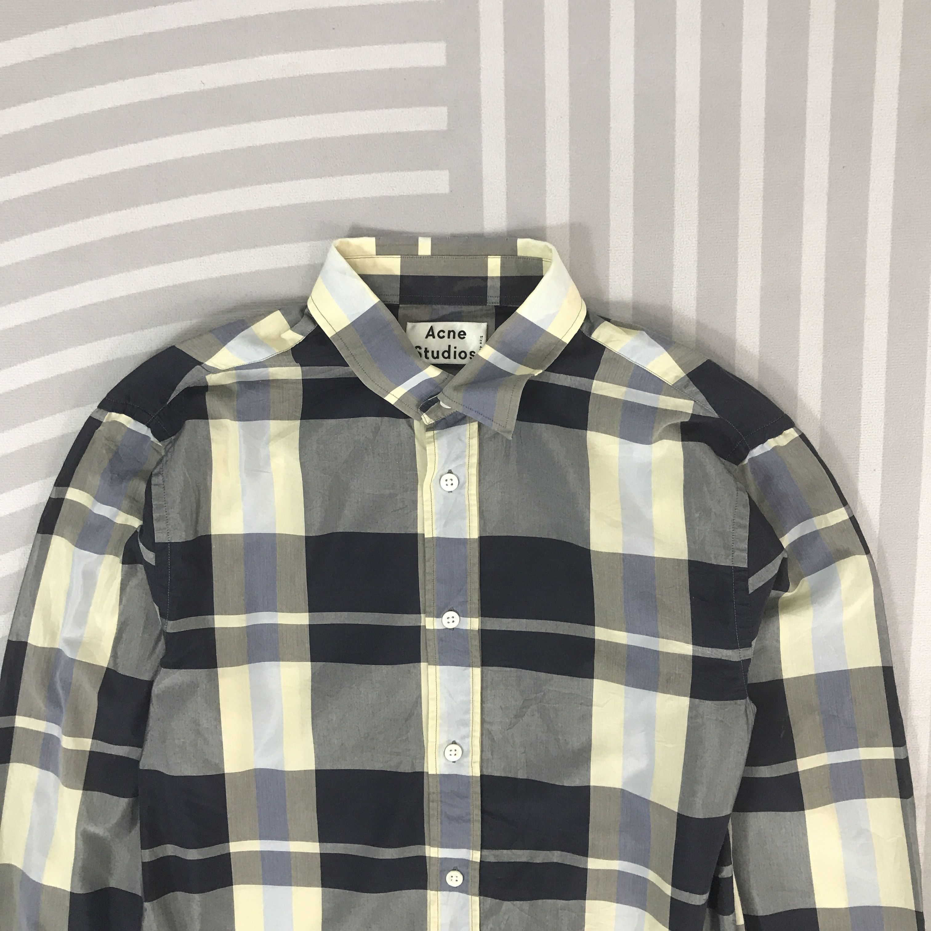 Acne Studios Vintage Acne Studios tartan design T-Shirt K44B59 Size US M / EU 48-50 / 2 - 2 Thumbnail