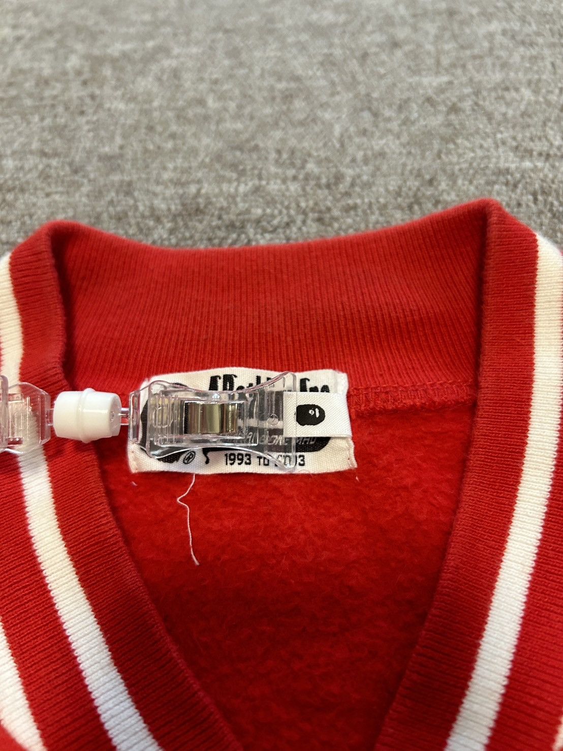 Bape Bape Red College Light Jacket Size US XL / EU 56 / 4 - 4 Thumbnail