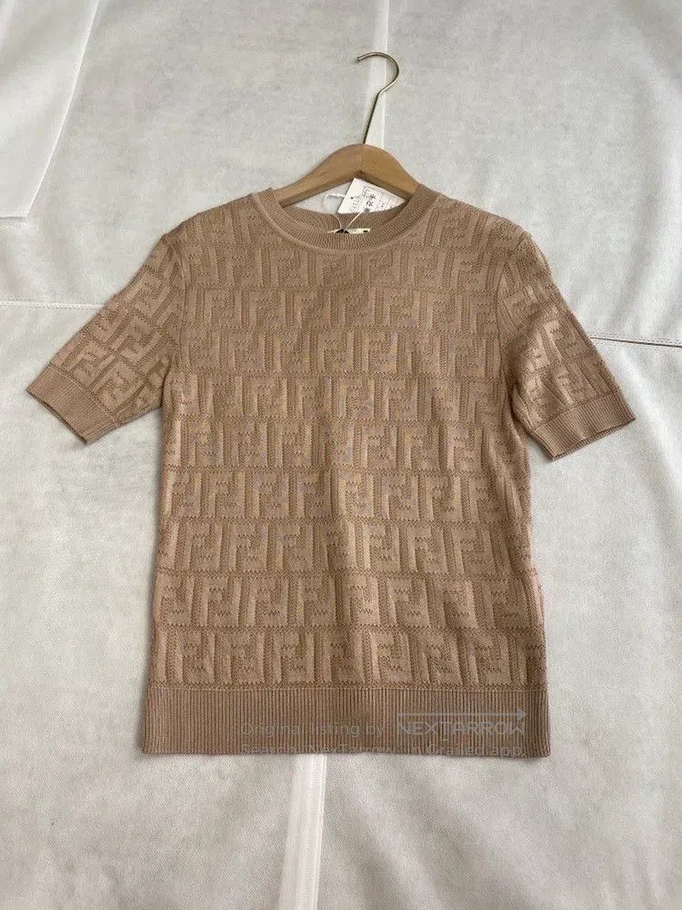 Fendi Fendi Double F floral knitted short sleeve Size 4XL / US 24-26 - 1 Thumbnail