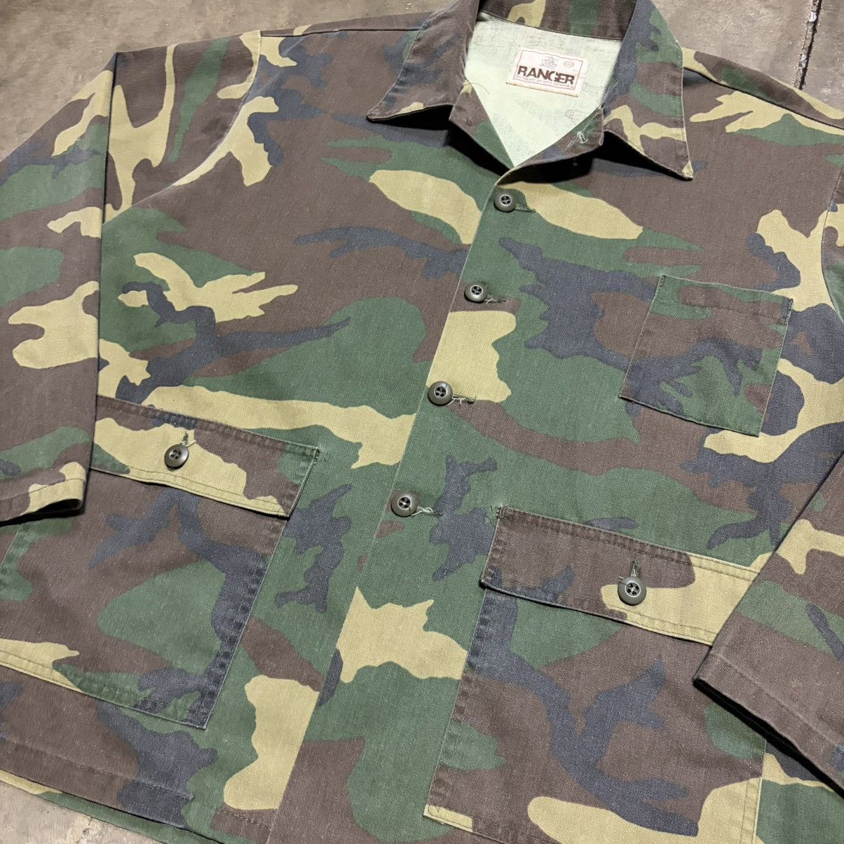 Vintage Vintage 80s Camo Hunting Chore Jacket Utility Field Workwear Size US XXL / EU 58 / 5 - 4 Thumbnail