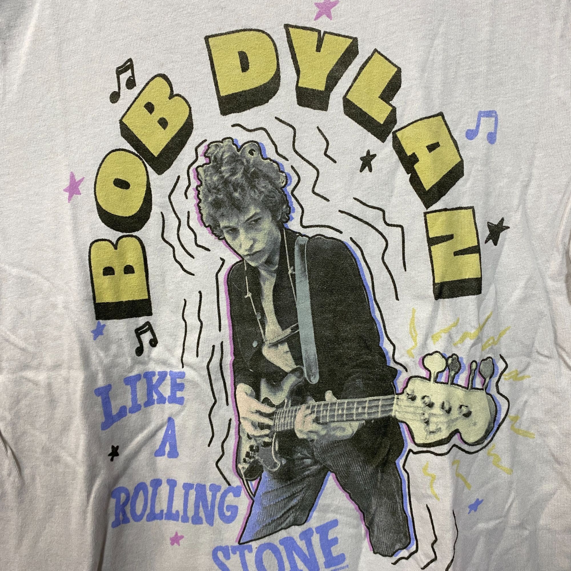 Junk Food Bob Dylan Like A Rolling Stone Folk Rock Icon T-Shirt Small Size US S / EU 44-46 / 1 - 2 Thumbnail