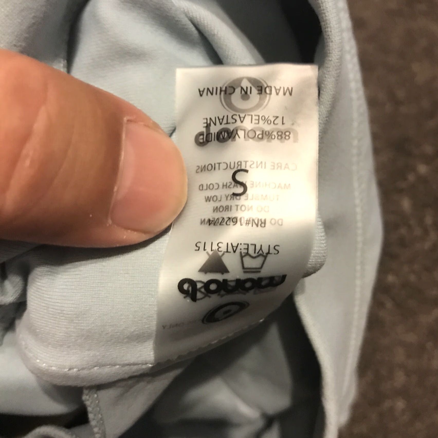 Vintage Mono B Sports Bra Women Small Blue Activewear Bra S Light Blue Size ONE SIZE - 3 Thumbnail