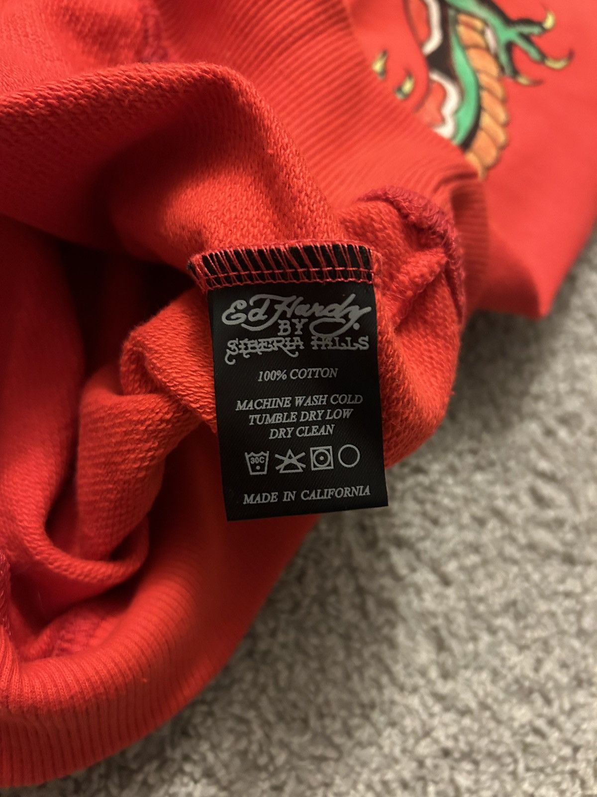 Ed Hardy Ed Hardy X Siberia Hills Hoodie Red Size Medium Size US M / EU 48-50 / 2 - 7 Thumbnail