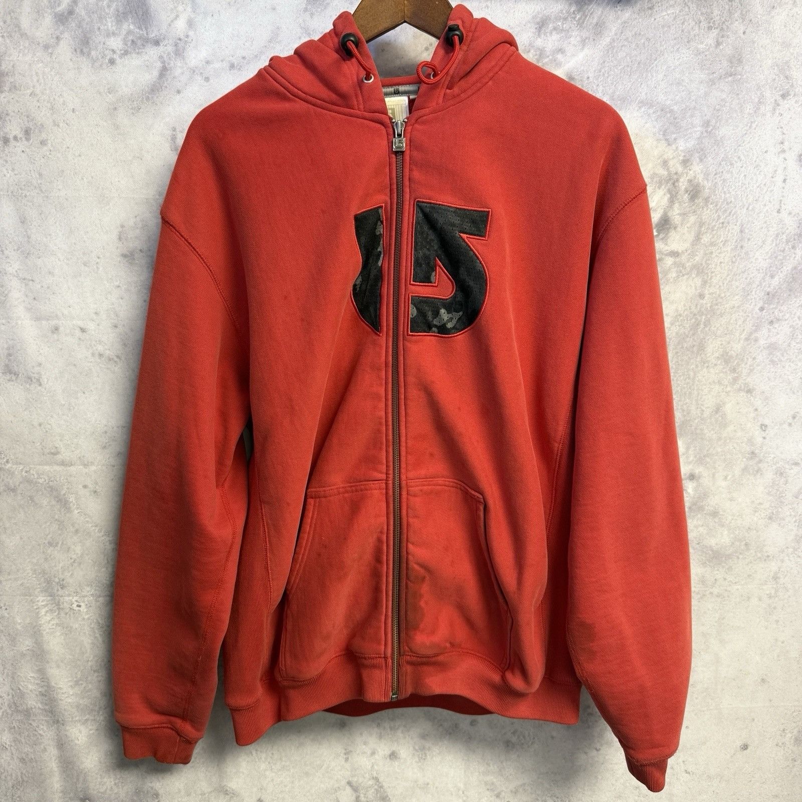 Burton Vintage Burton Hoodie Sweatshirt Mens Medium Red Full Zip Em Size US M / EU 48-50 / 2 - 1 Thumbnail