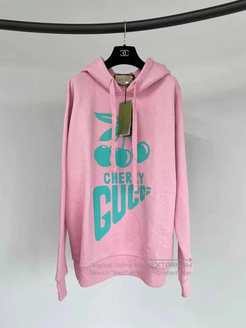 Gucci Pink hooded sweatshirt