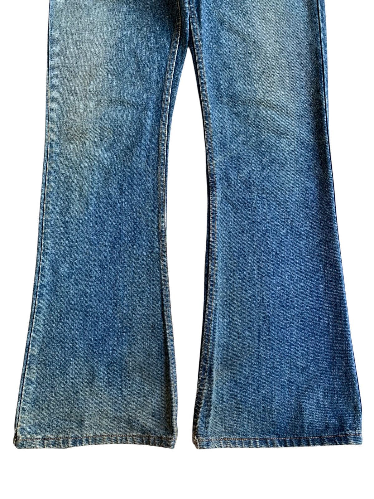 Tornado Mart VINTAGE FLARED LEVIS 646 BOOTCUT DISTRESSED DENIM Size US 32 / EU 48 - 6 Thumbnail